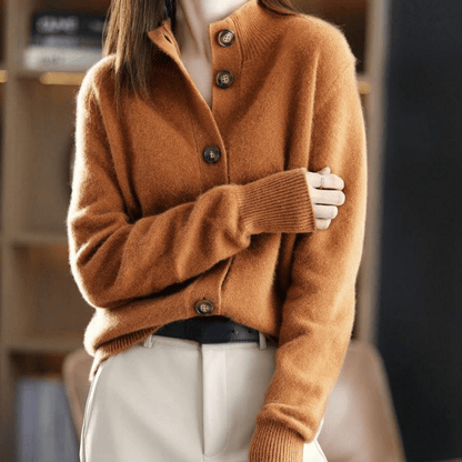 Elarova | Stylischer Cashmere Strickjacke Für Frauen