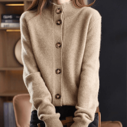 Elarova | Stylischer Cashmere Strickjacke Für Frauen
