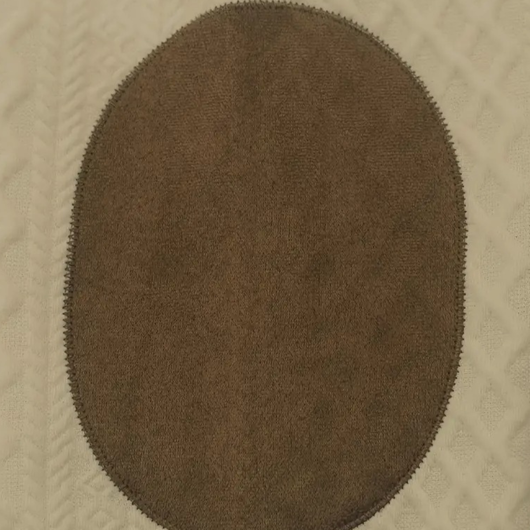 Elarova | Stylischer Herrenpullover mit Reißverschluss und Ellbogenflicken aus Leder