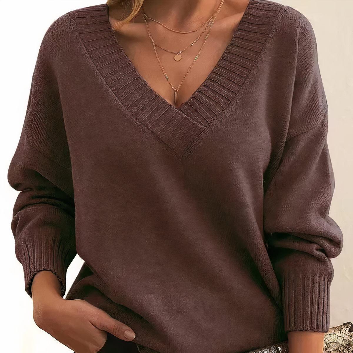Elarova | Stylischer Kaschmir-Pullover