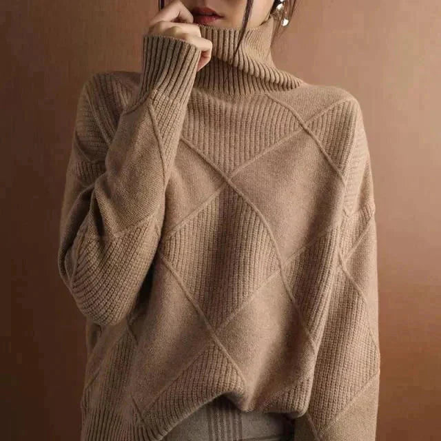 Elarova | Stylischer Rollkragenpullover