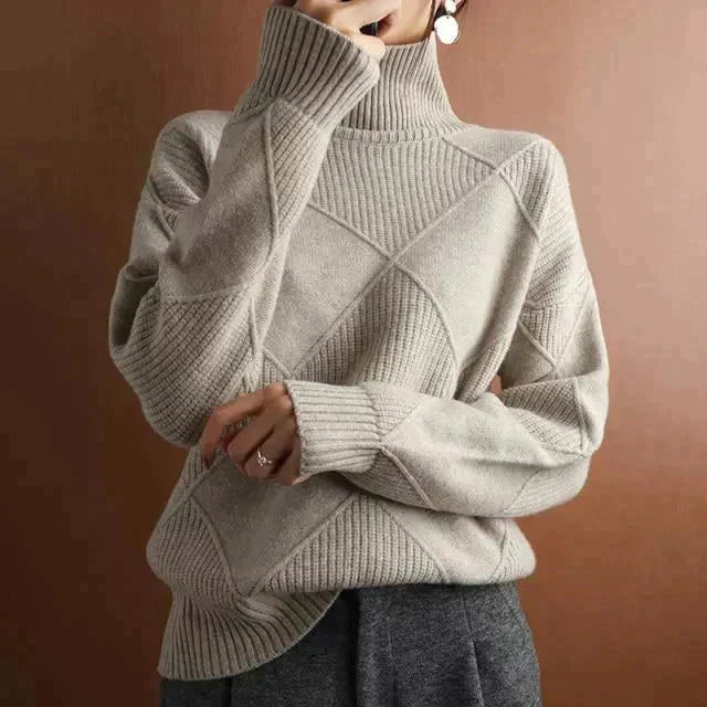 Elarova | Stylischer Rollkragenpullover