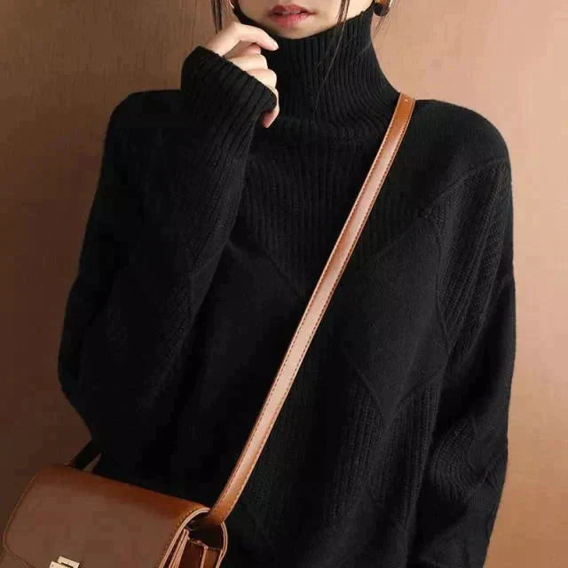 Elarova | Stylischer Rollkragenpullover