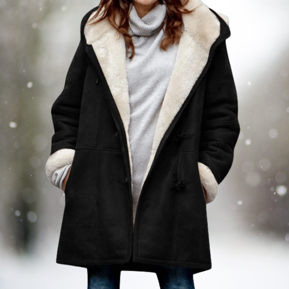 Elarova | Stylischer ethnischer Knopf-Hoodie-Cardigan für Frauen
