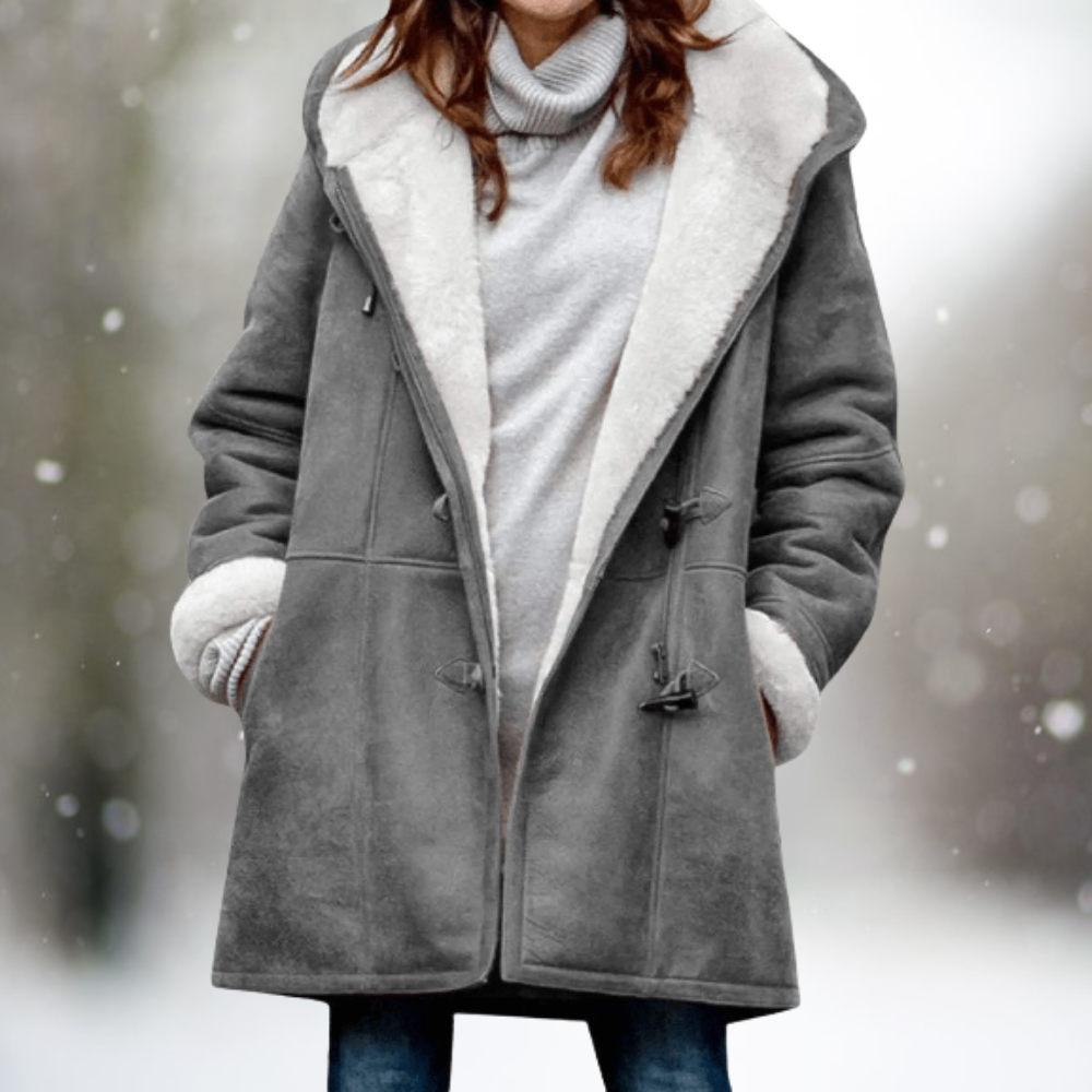 Elarova | Stylischer ethnischer Knopf-Hoodie-Cardigan für Frauen