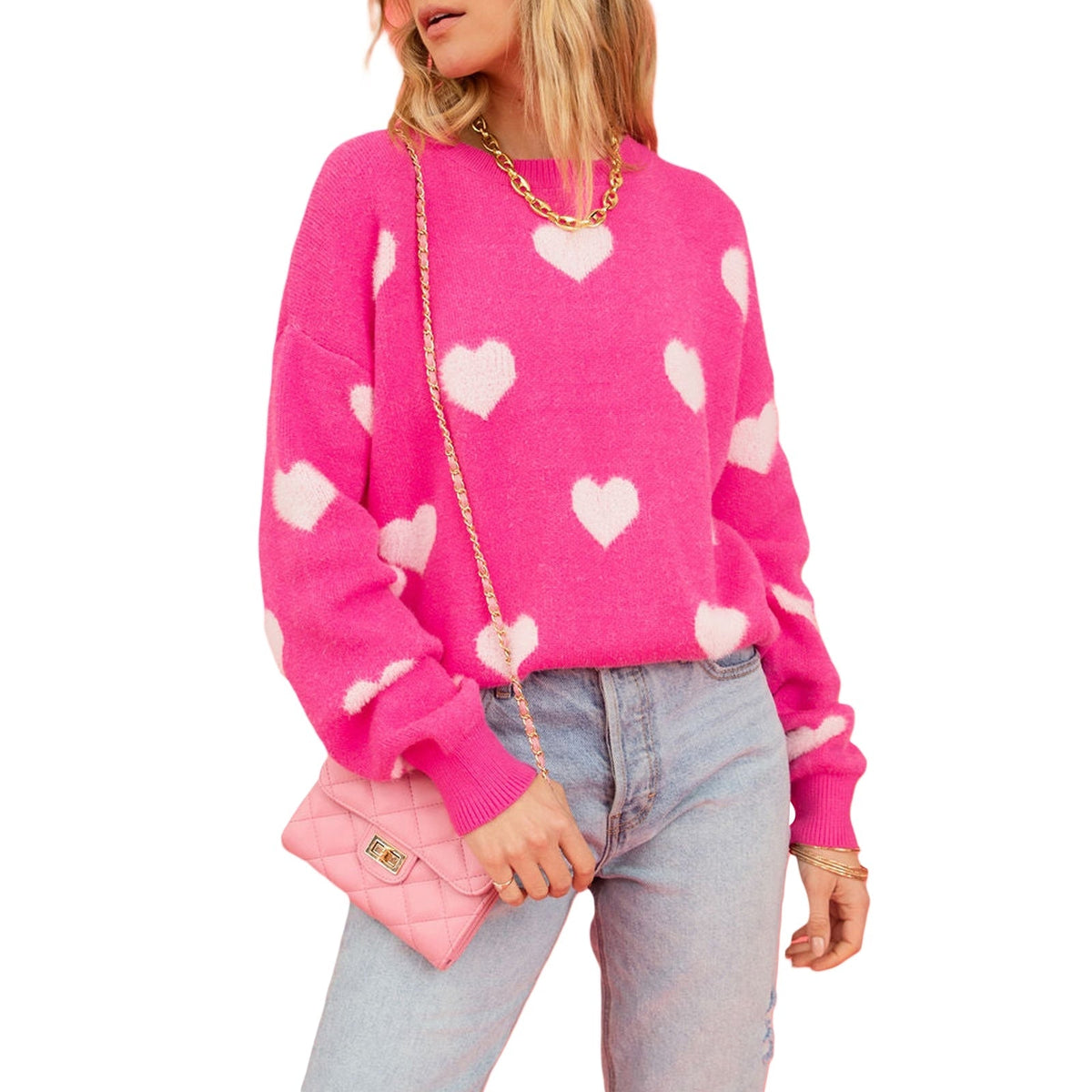 Elarova | Süßer Pullover mit Kleinem Herz