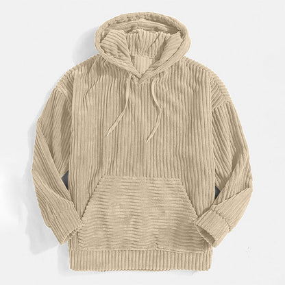 Elarova | Sweatshirt mit Kapuze aus Cord
