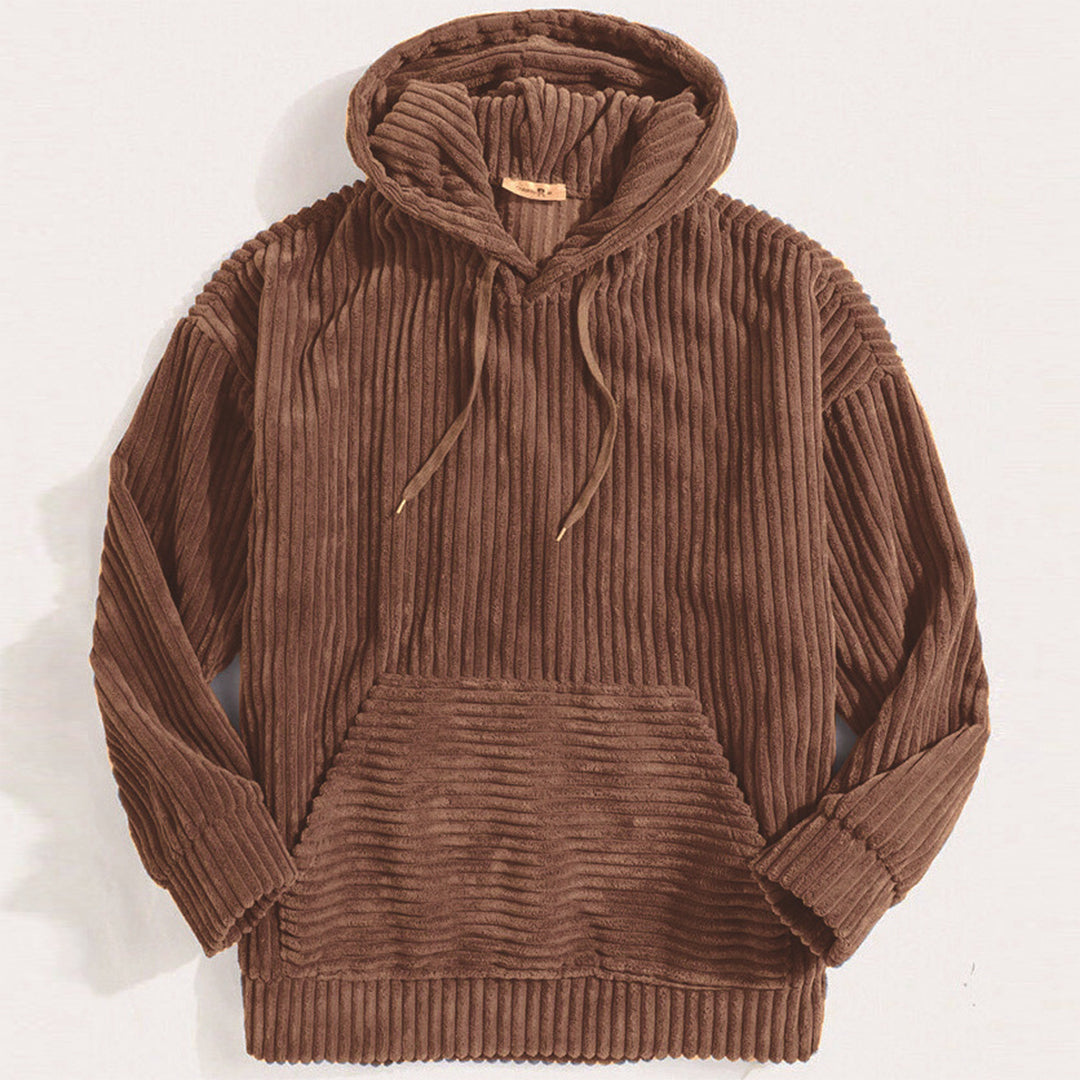 Elarova | Sweatshirt mit Kapuze aus Cord