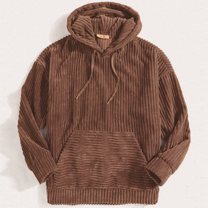 Elarova | Sweatshirt mit Kapuze aus Cord
