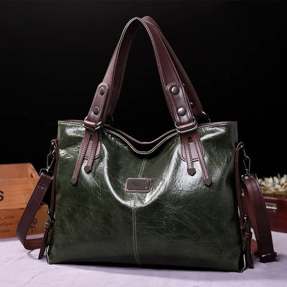 Elarova | Taschen aus Geschmeidigem Leder mit Zwei Riemen und Eleganten Details