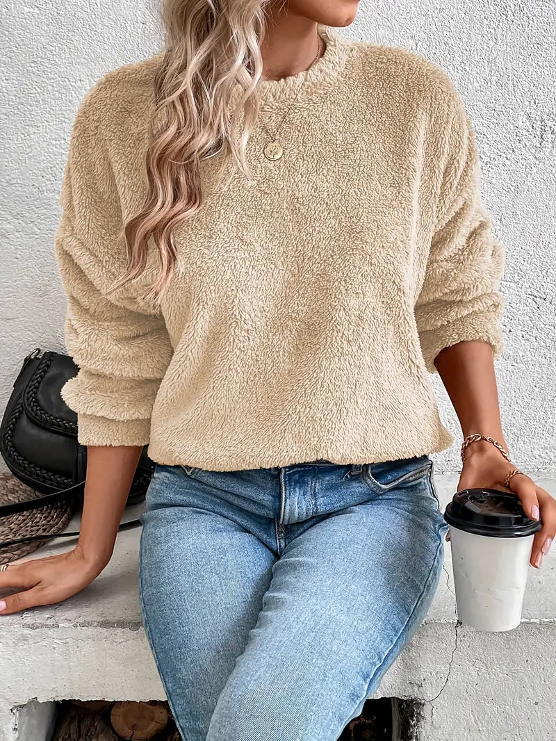 Elarova Teddy-Pullover für kaltes Wetter