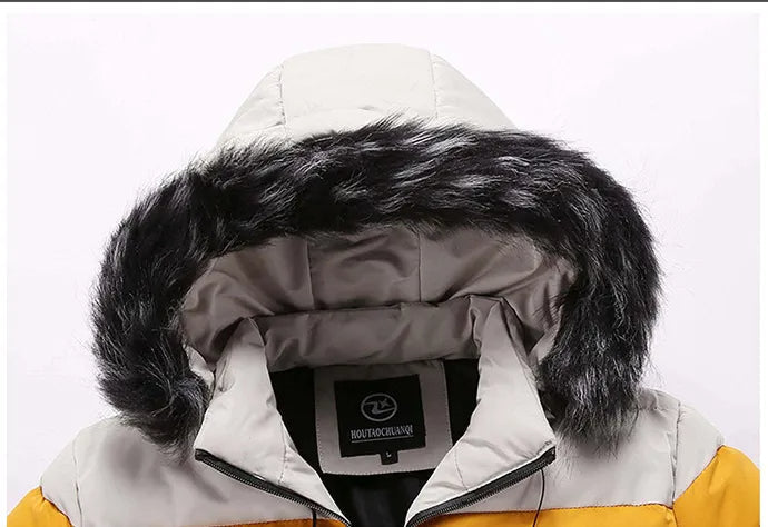 Elarova | Thermo-Winterjacke mit Kapuze für Herren