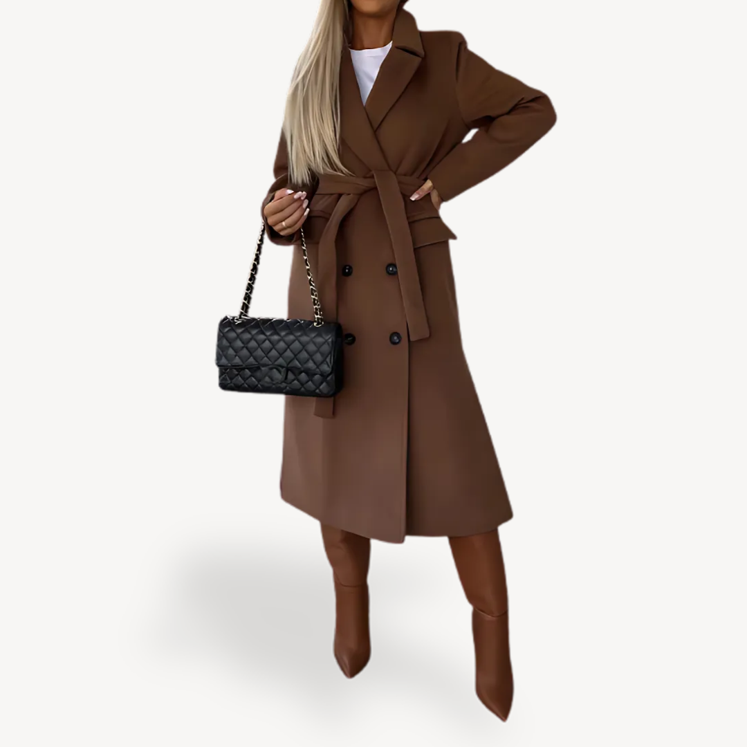 Elarova | Trenchcoat aus Wollmischung für Damen