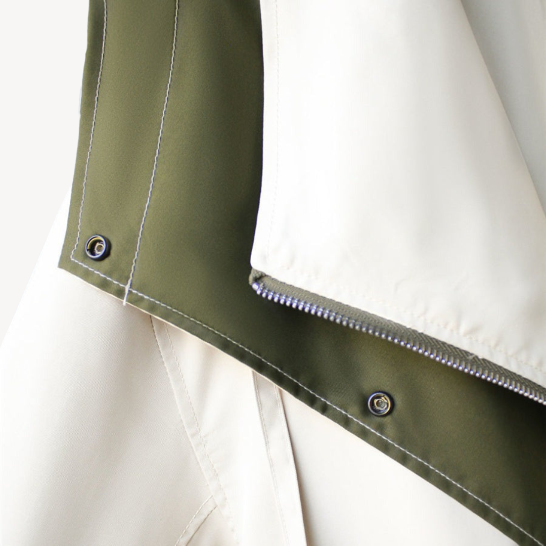 Elarova | Trenchcoat mit Farbblockdesign für Damen