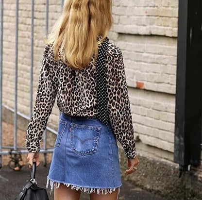 Elarova | Trendige Bluse im Leo-Muster
