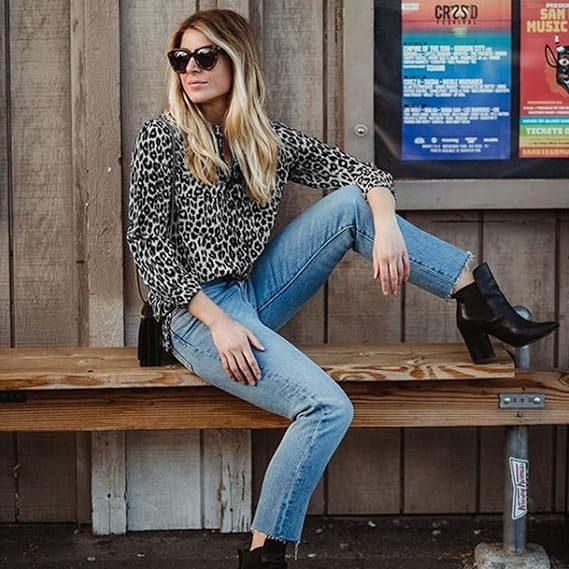 Elarova | Trendige Bluse im Leo-Muster