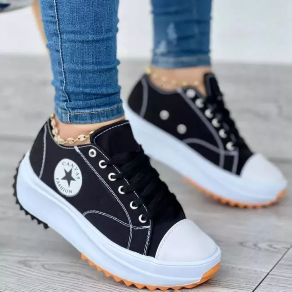 Elarova | Turnschuhe Schnürer Orthopädisch WalkingSchuhe Frauenschuhe