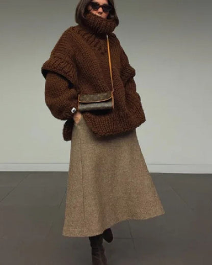 Elarova | Übergrösse StrickPullover