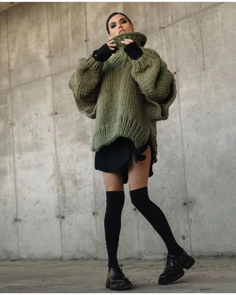Elarova | Übergrösse StrickPullover
