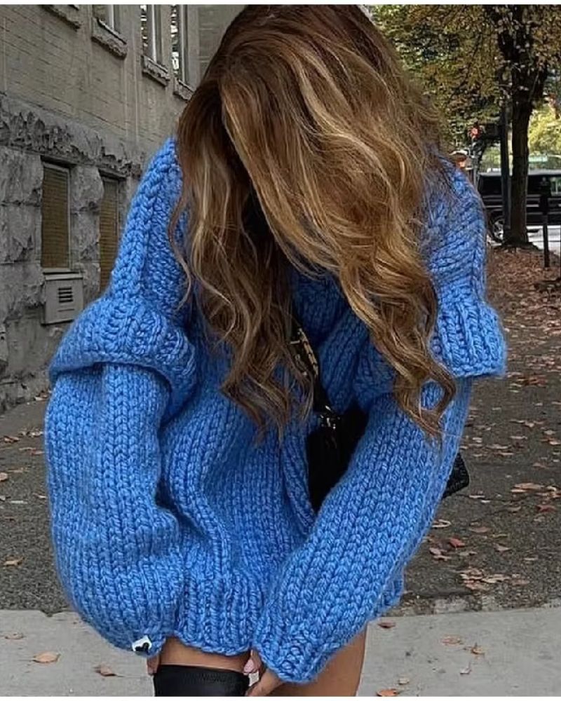 Elarova | Übergrösse StrickPullover