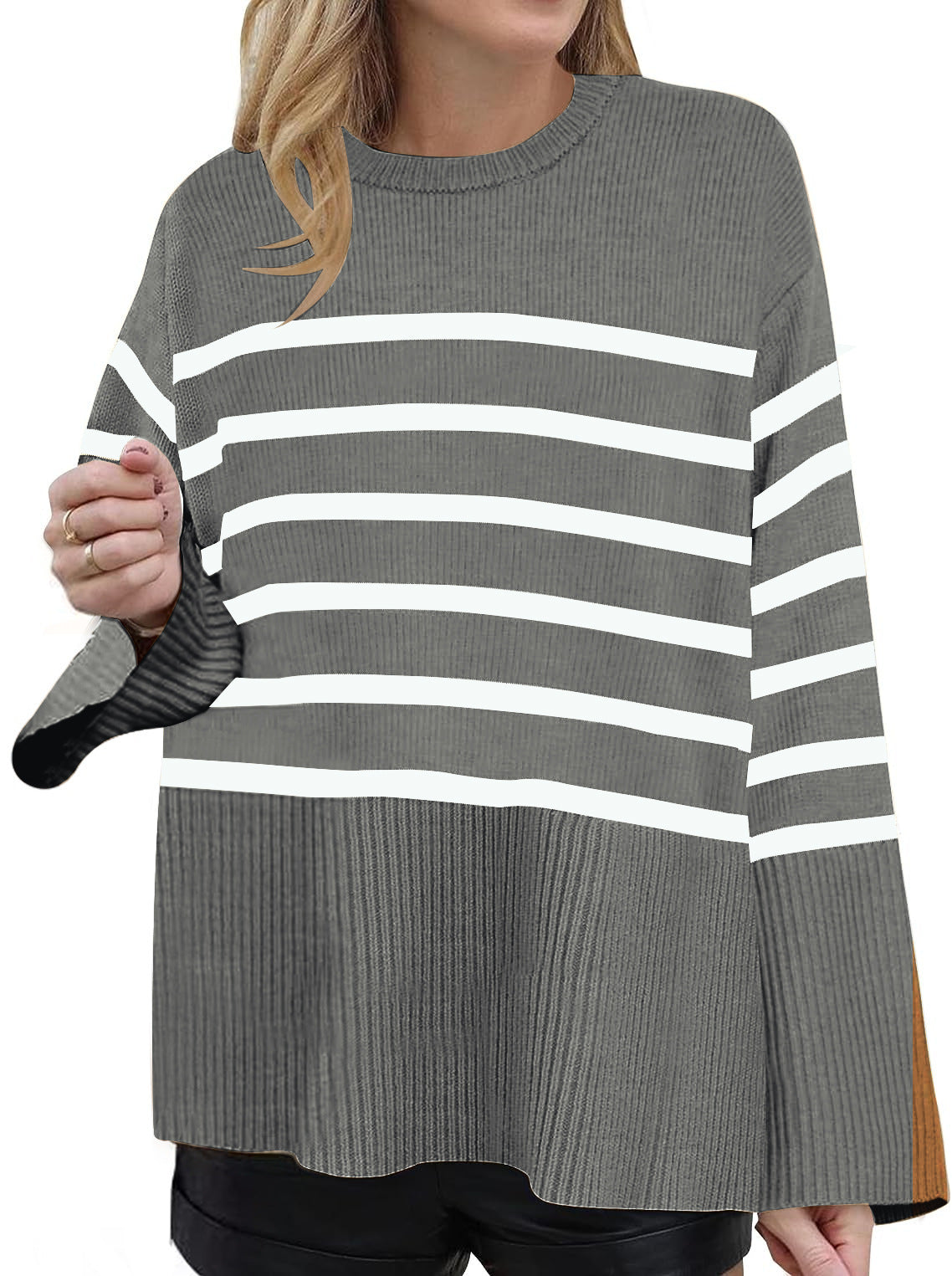 Elarova | Übergrösse StrickPullover