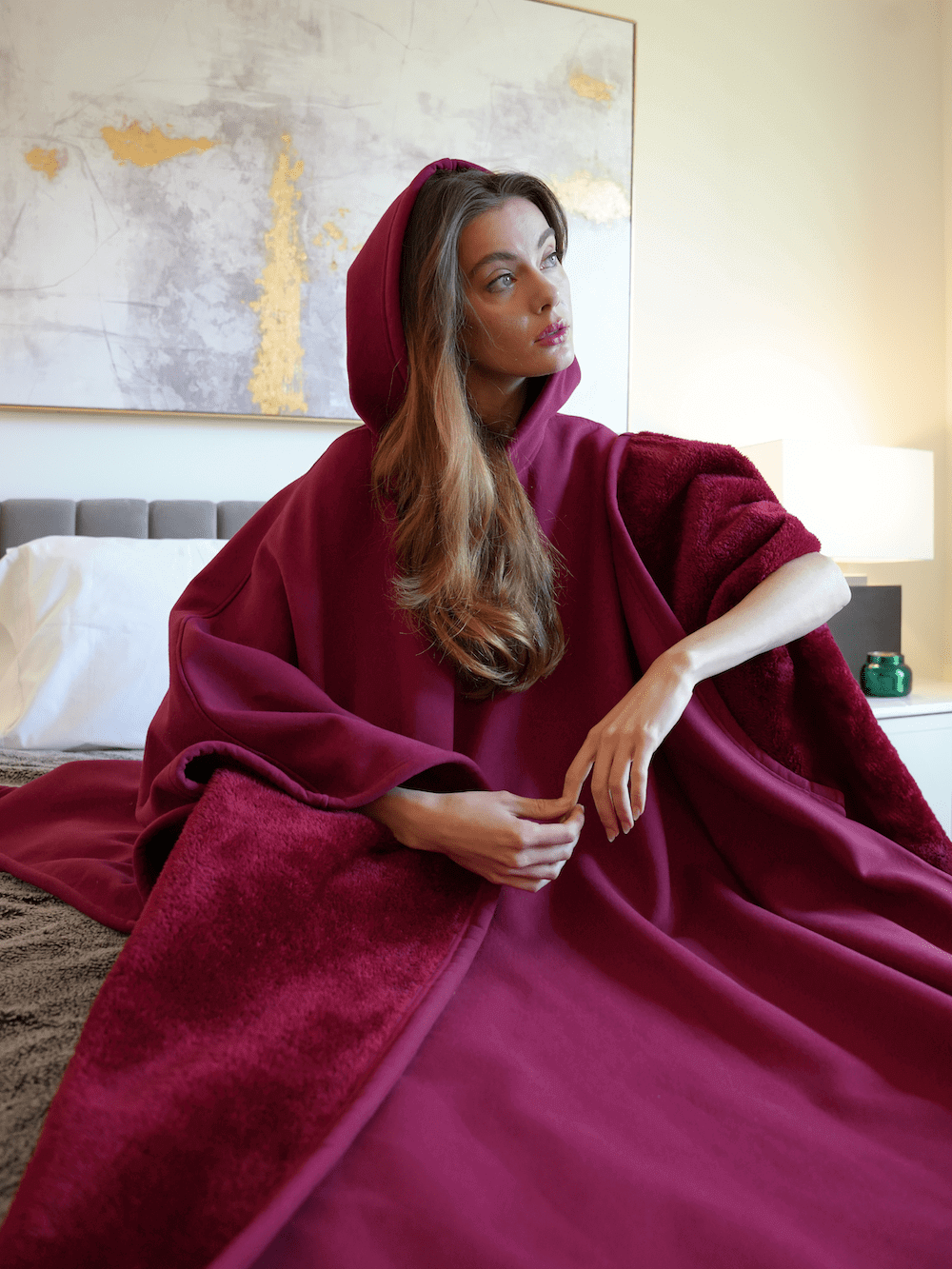Elarova | Übergröße Wärme & Kuschelige Decken Kapuzenpulli Für Jeden Tag