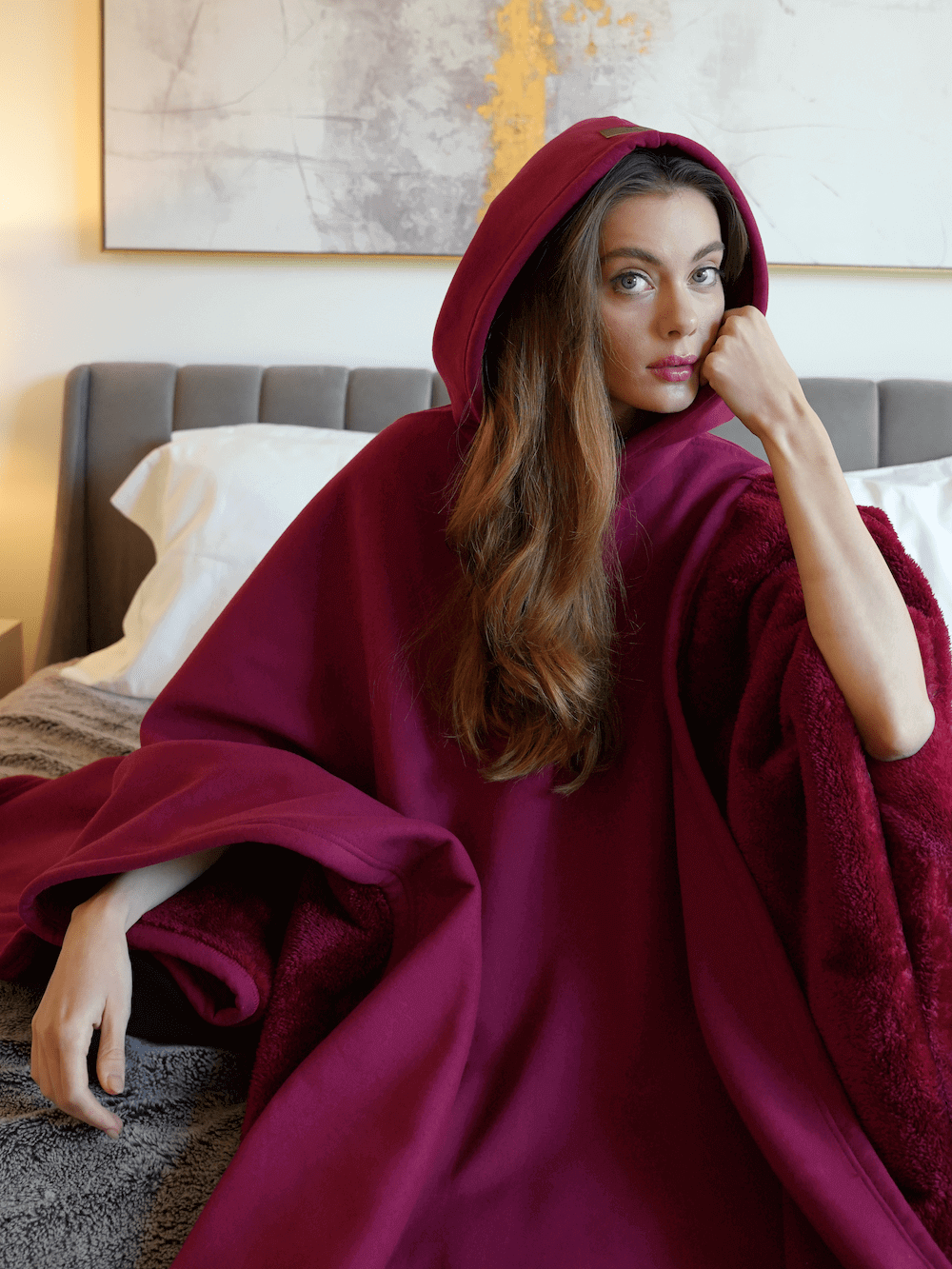 Elarova | Übergröße Wärme & Kuschelige Decken Kapuzenpulli Für Jeden Tag