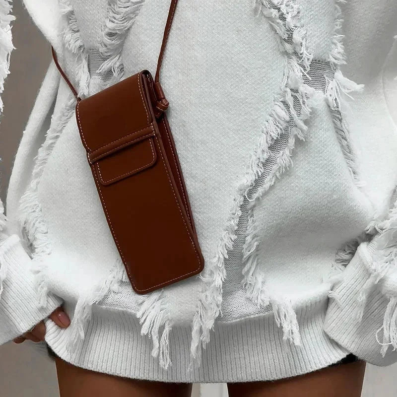 Elarova | Übergroßer Pullover mit Quasten für Damen