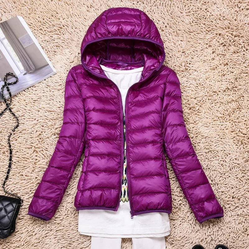 Elarova | Ultraleichte Daunenjacke