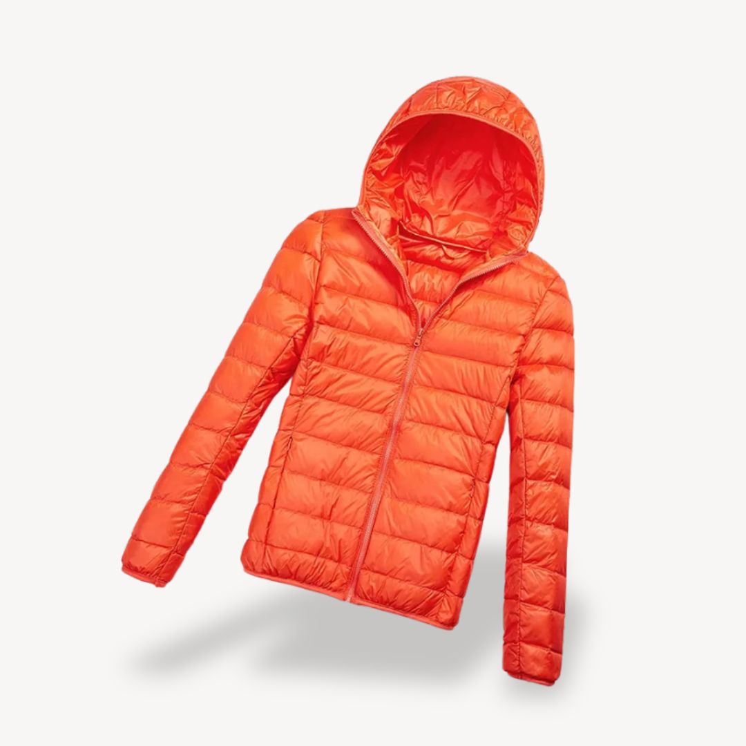 Elarova | Ultraleichte Pufferjacke mit Kapuze für Damen