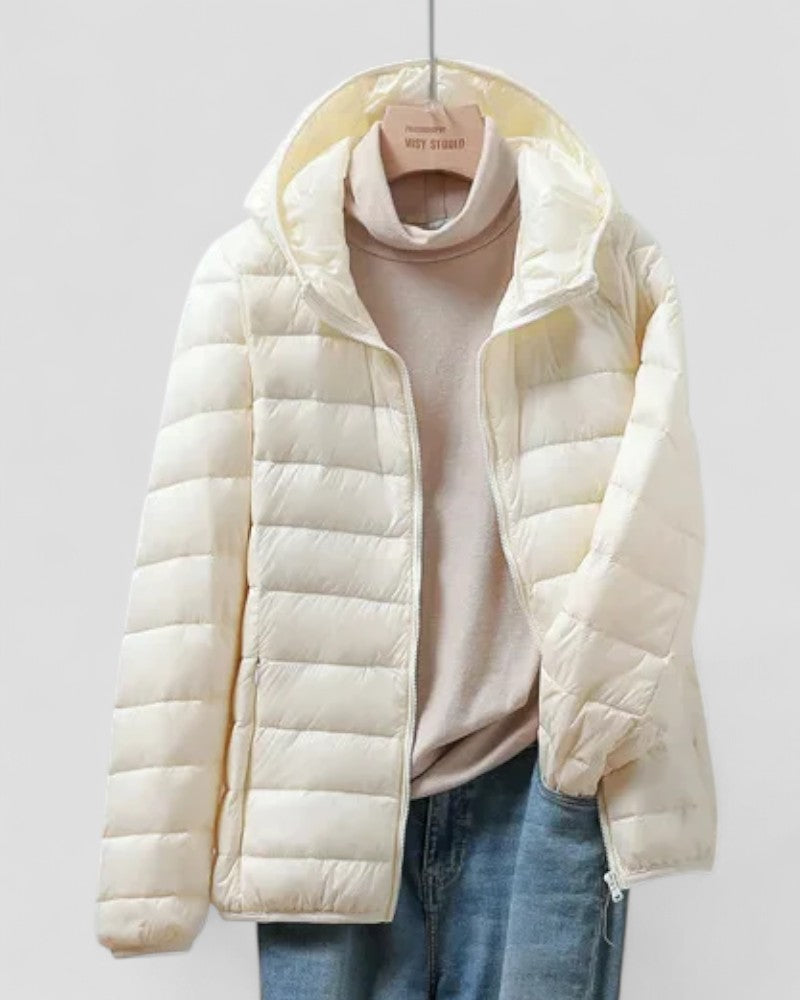 Elarova | Ultraleichte, winddichte Pufferjacke für Damen