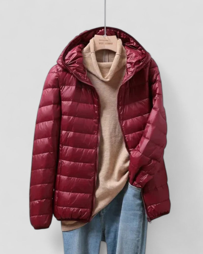 Elarova | Ultraleichte, winddichte Pufferjacke für Damen