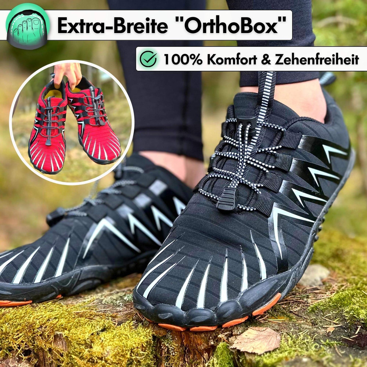 Elarova | Unisex Barfußschuhe Flexibel & Atmungsaktiv für Komfort