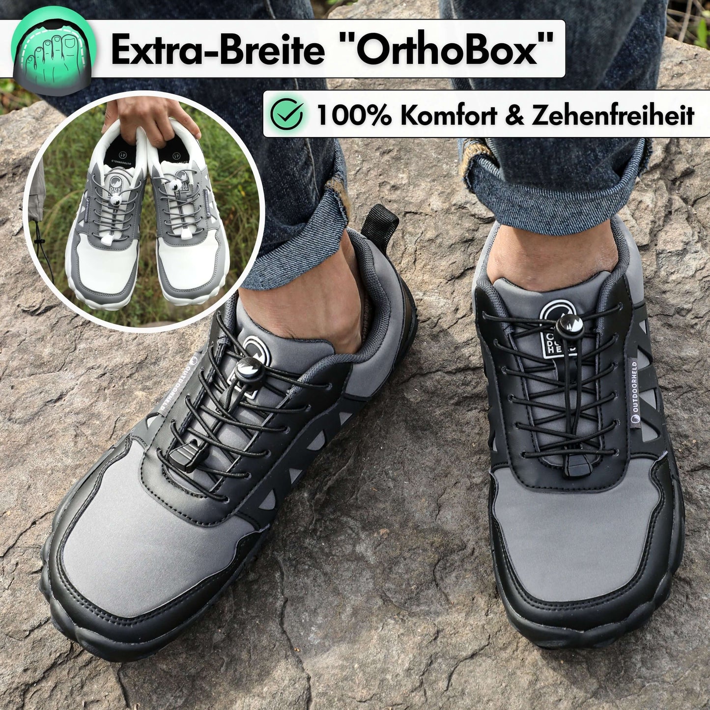 Elarova | Unisex Barfußschuhe Flexibel & Atmungsaktiv für Komfort