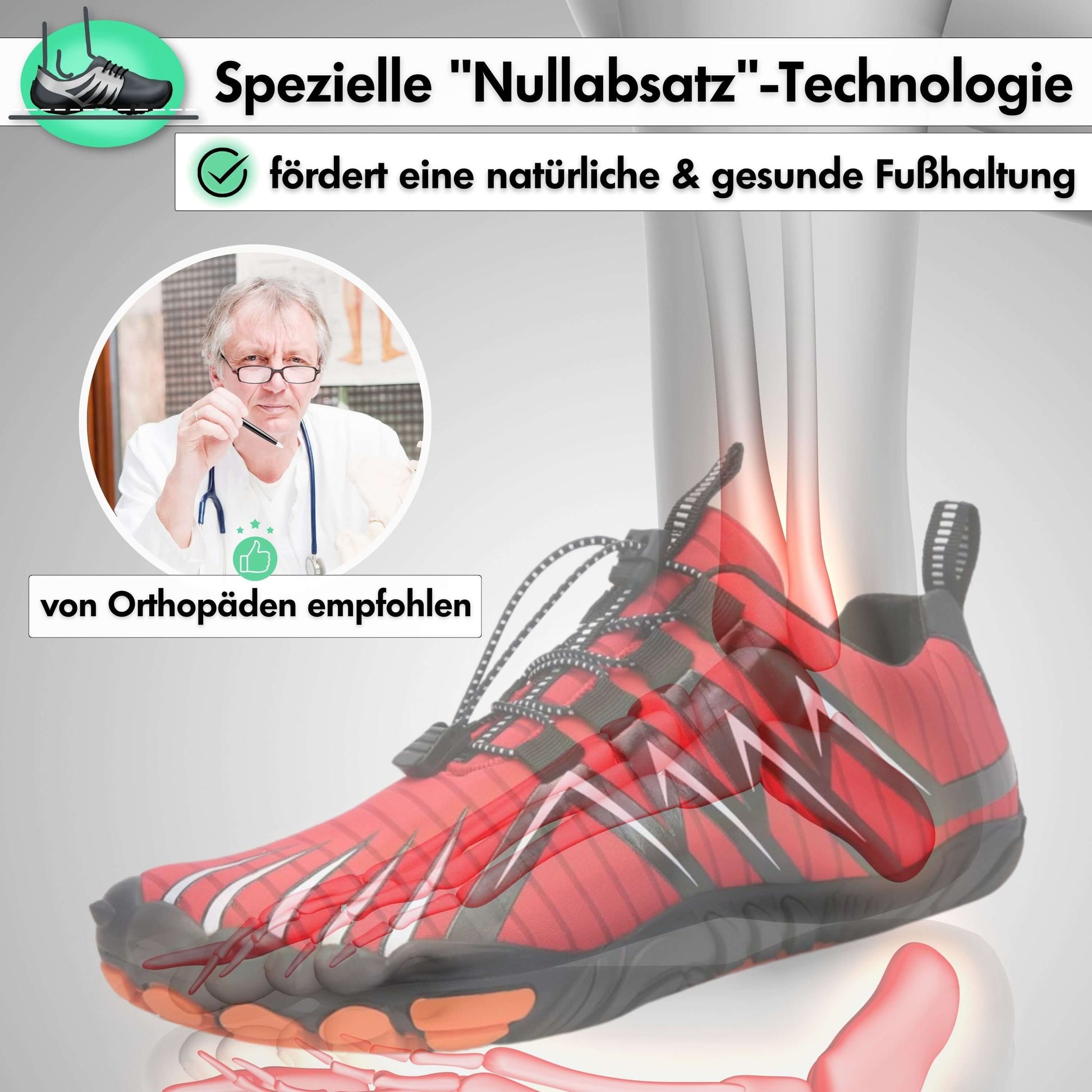 Elarova | Unisex Barfußschuhe Flexibel & Atmungsaktiv für Komfort