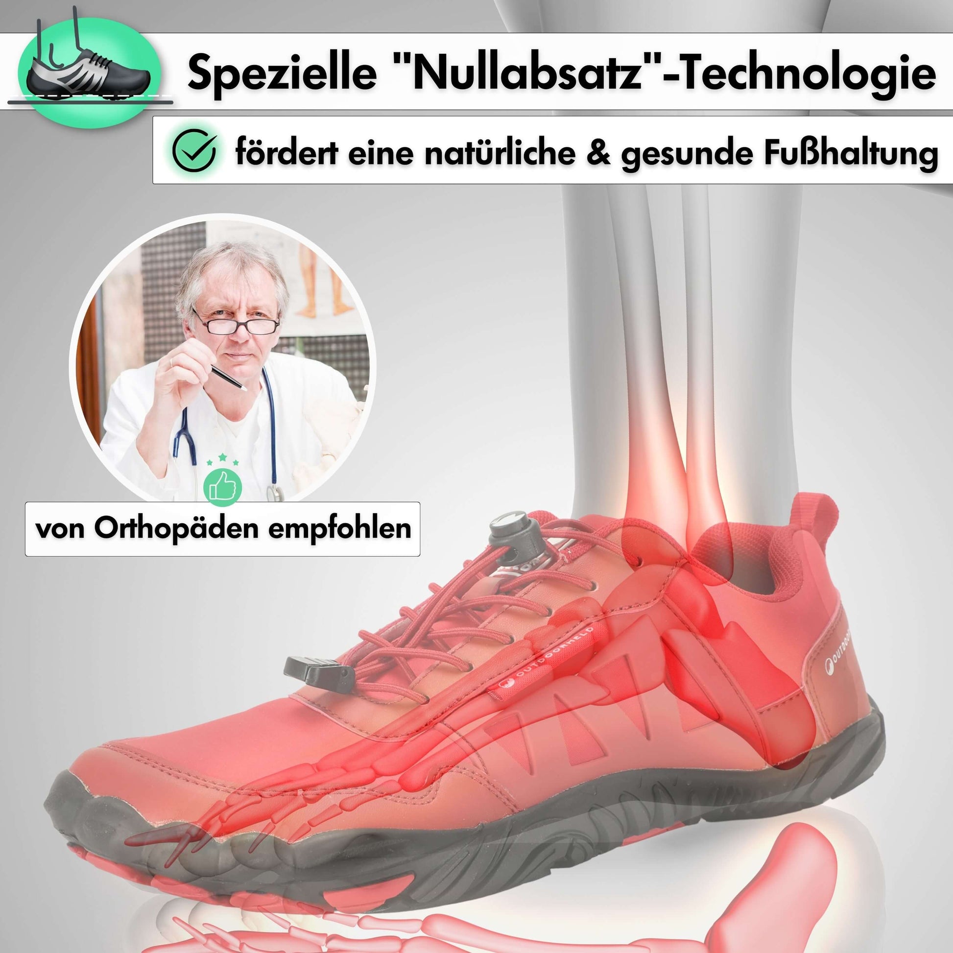 Elarova | Unisex Barfußschuhe Flexibel & Atmungsaktiv für Komfort
