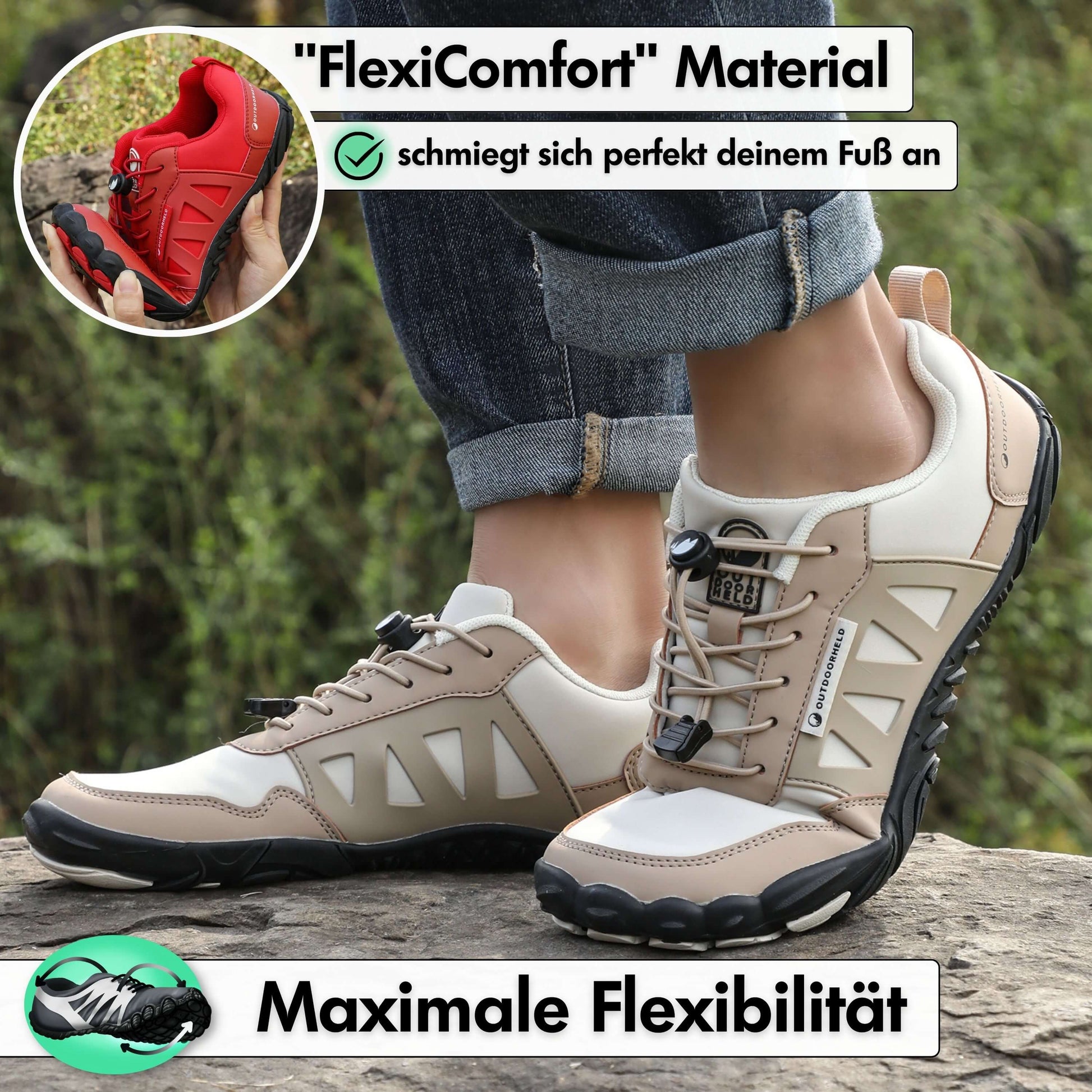 Elarova | Unisex Barfußschuhe Flexibel & Atmungsaktiv für Komfort