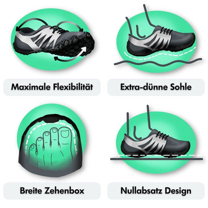 Elarova | Unisex Barfußschuhe Flexibel & Atmungsaktiv für Komfort