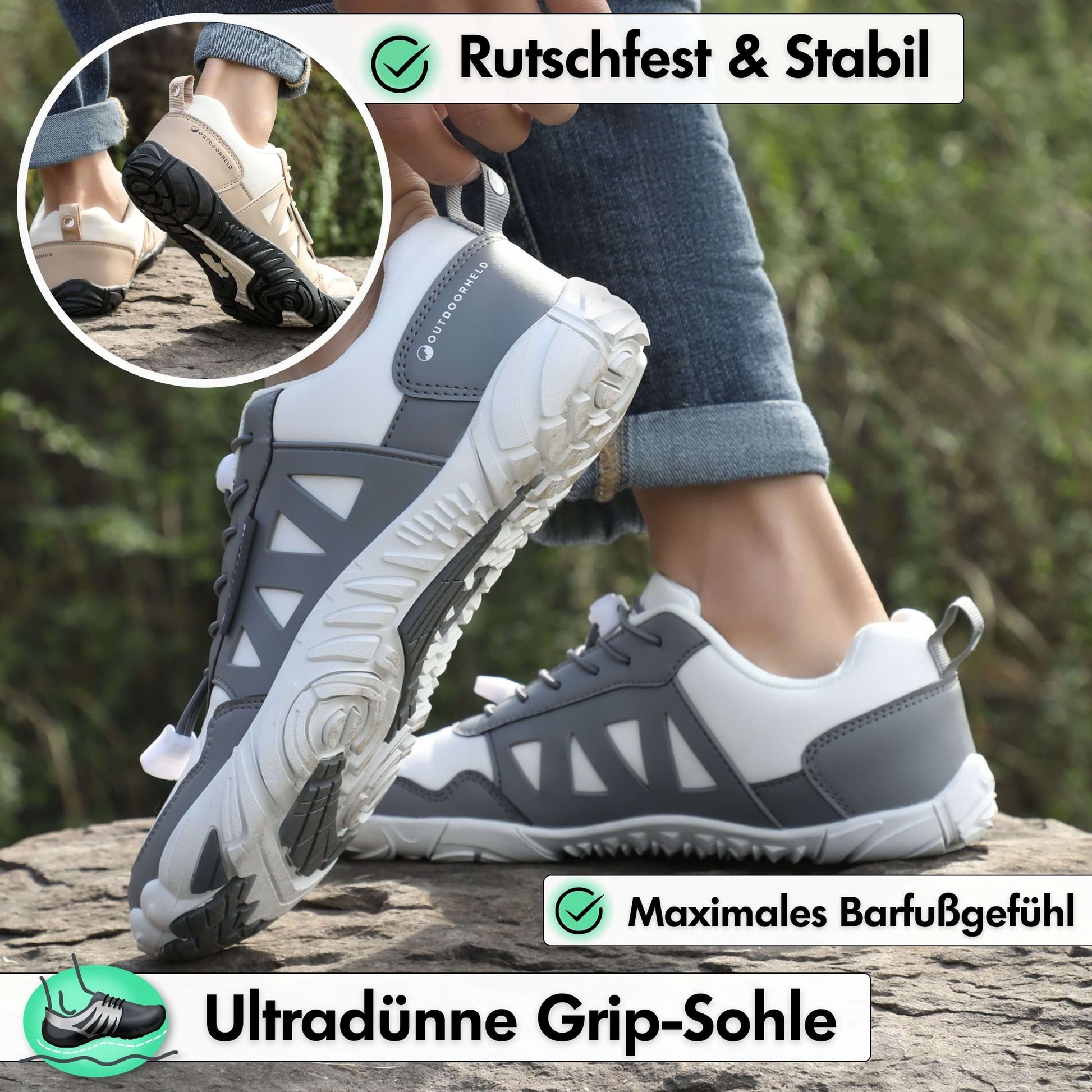 Elarova | Unisex Barfußschuhe Flexibel & Atmungsaktiv für Komfort