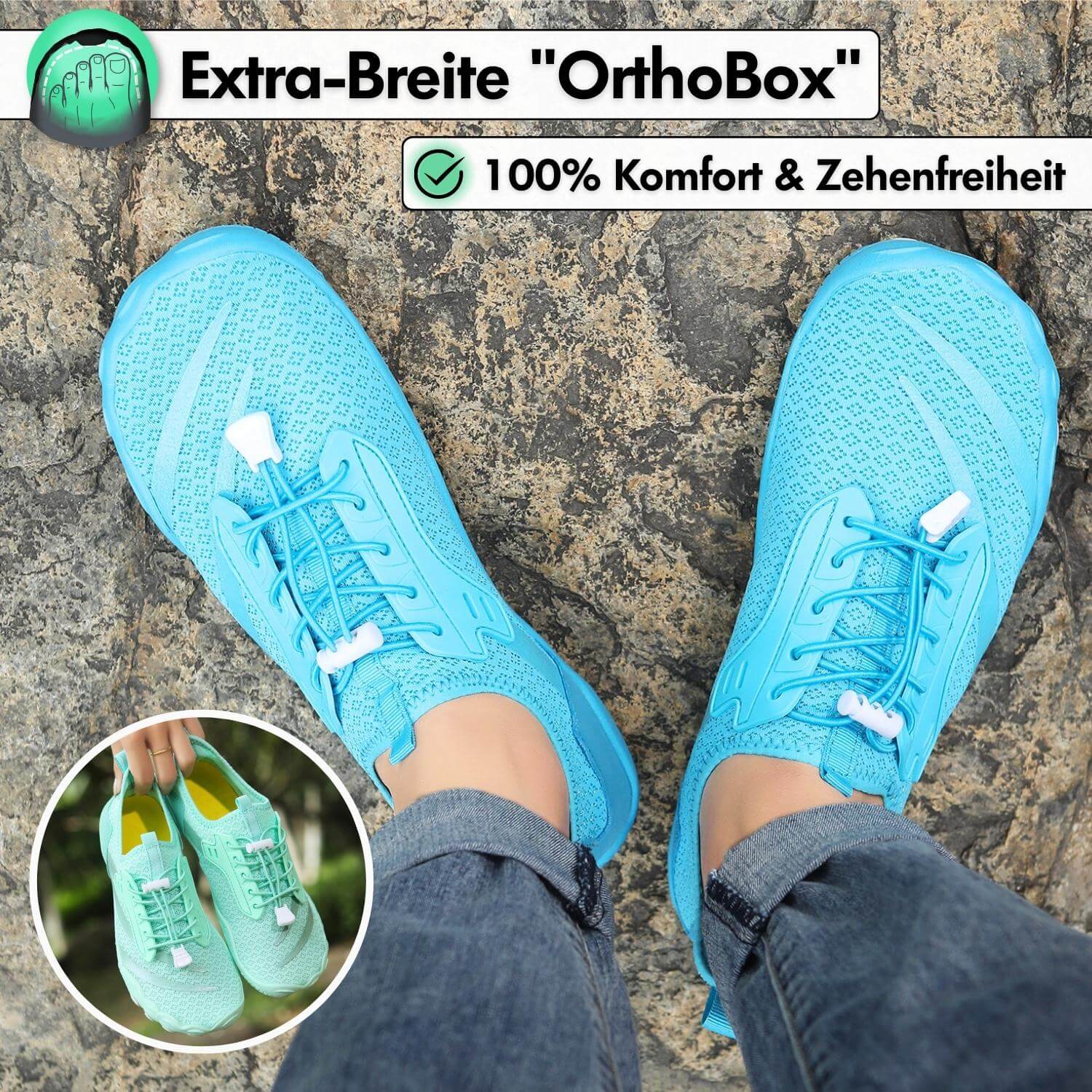 Elarova | Unisex Barfußschuhe Flexible Anpassung & Atmungsaktives Design