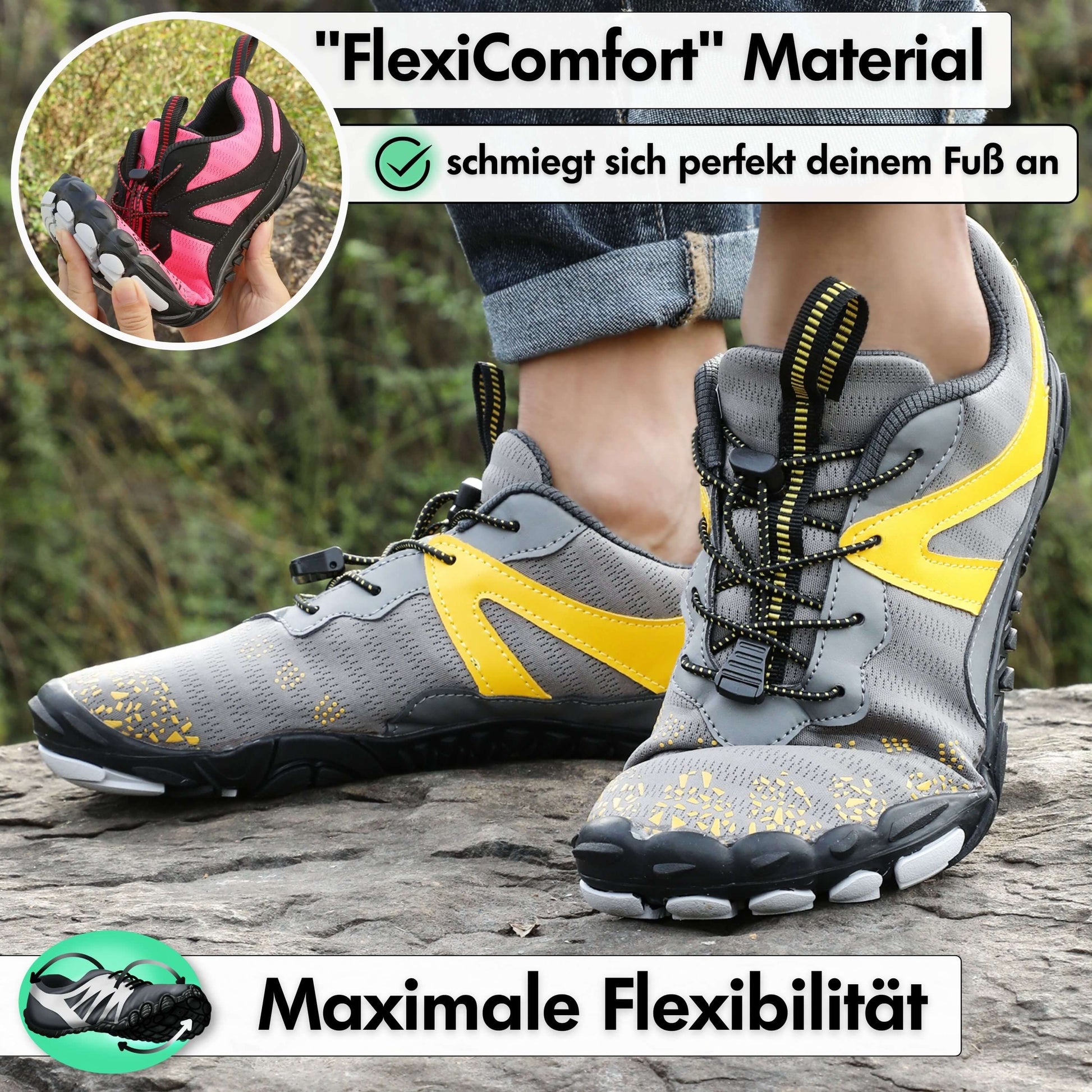 Elarova | Unisex Barfußschuhe Für Maximale Bewegungsfreiheit & Komfort