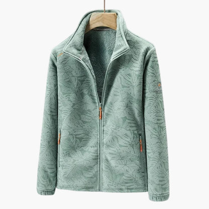 Elarova | Unisex Jacke mit Reißverschluss und Stehkragen