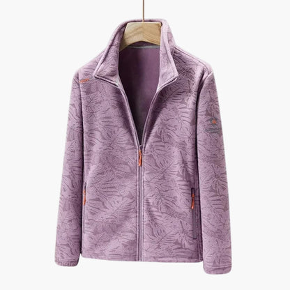 Elarova | Unisex Jacke mit Reißverschluss und Stehkragen