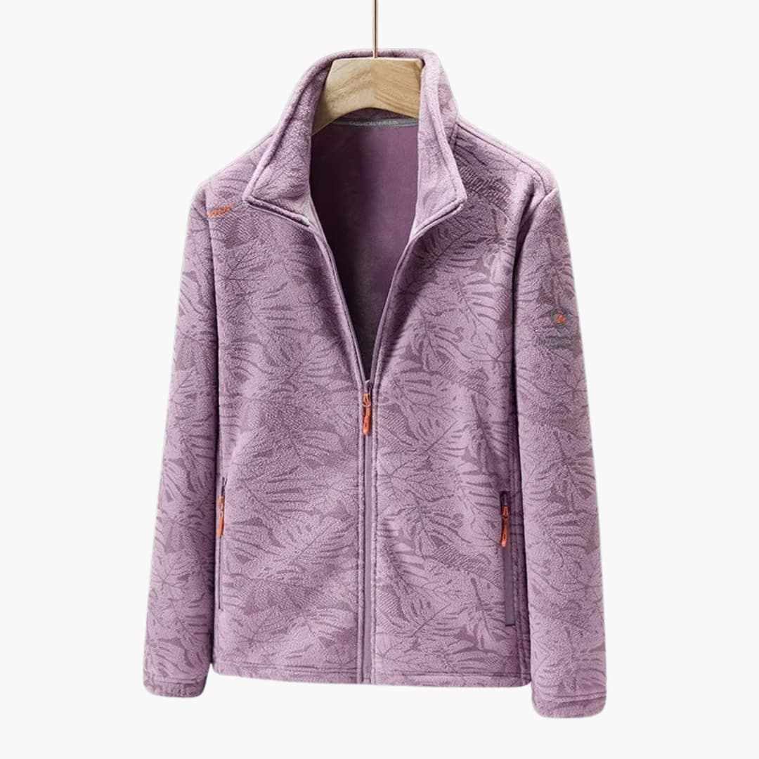 Elarova | Unisex Jacke mit Reißverschluss und Stehkragen