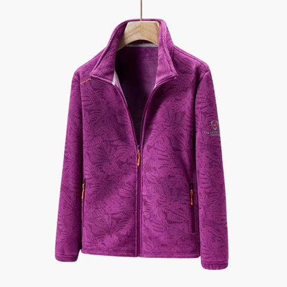 Elarova | Unisex Jacke mit Reißverschluss und Stehkragen