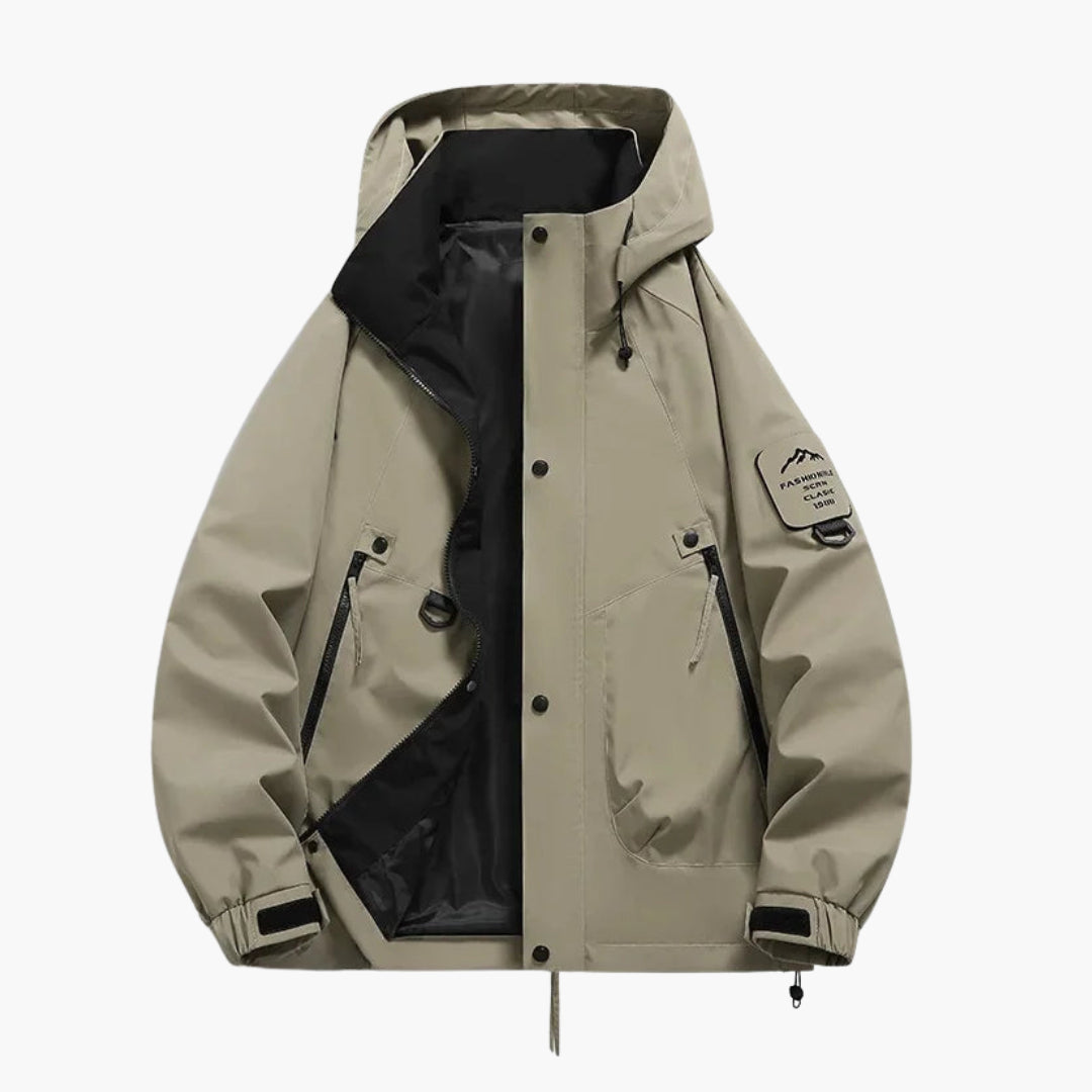 Elarova | Unisex Kapuzen Skijacke mit verstellbarem Schnitt und langen Ärmeln