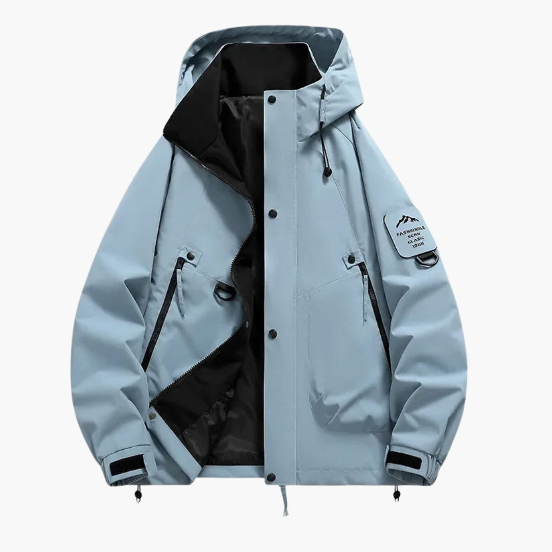 Elarova | Unisex Kapuzen Skijacke mit verstellbarem Schnitt und langen Ärmeln