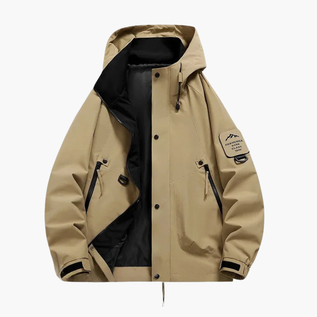 Elarova | Unisex Kapuzen Skijacke mit verstellbarem Schnitt und langen Ärmeln