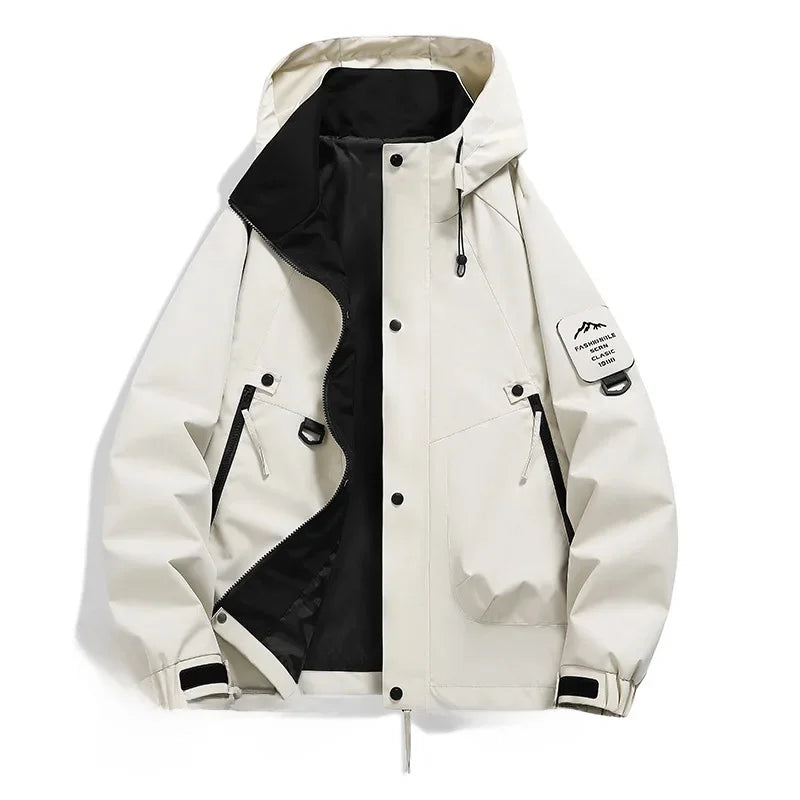 Elarova | Unisex Kapuzen Skijacke mit verstellbarem Schnitt und langen Ärmeln