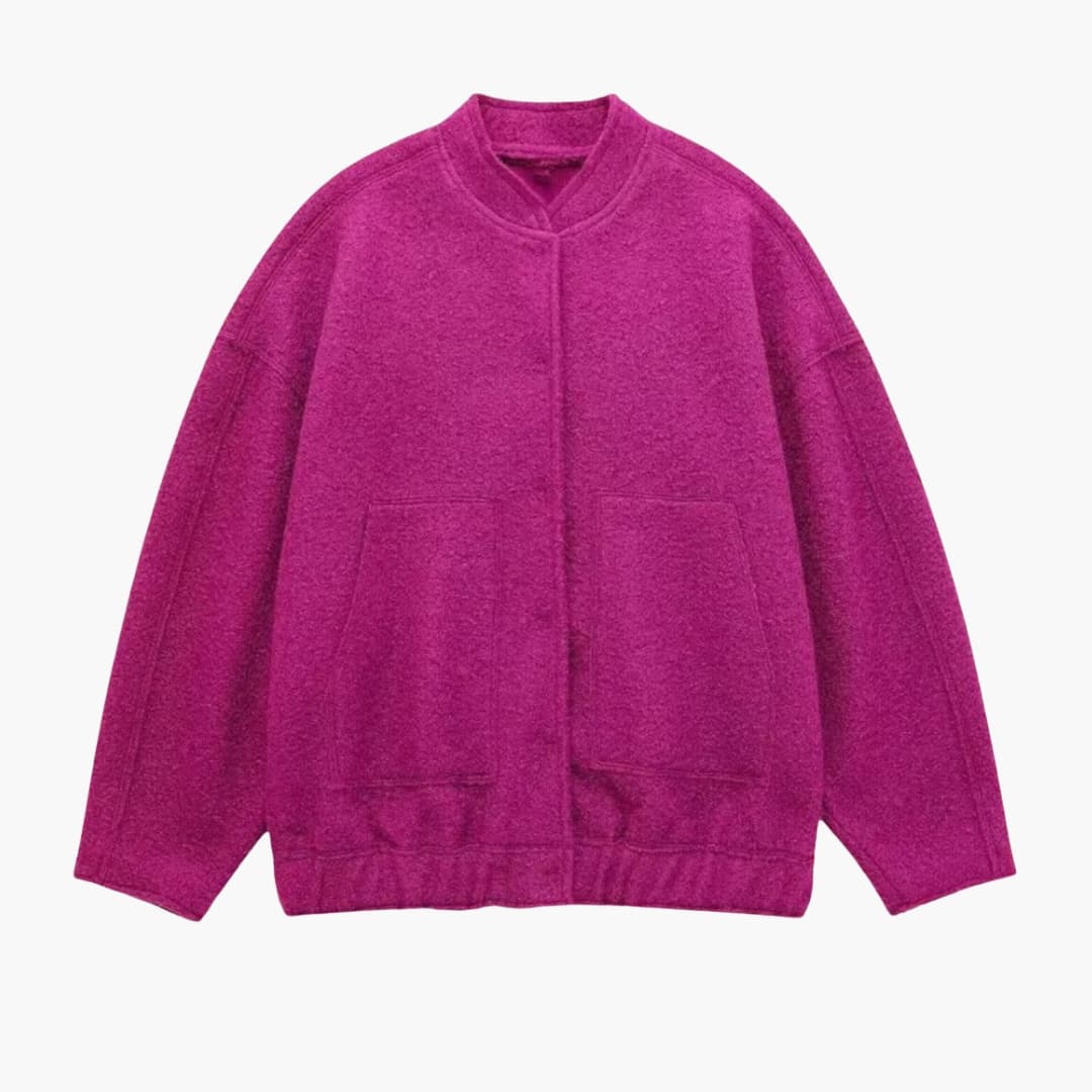 Elarova | Unisex Oversized Jacke mit offener Front